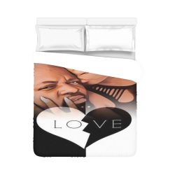 love comforter pixels Duvet Cover 86"x70" ( All-over-print)