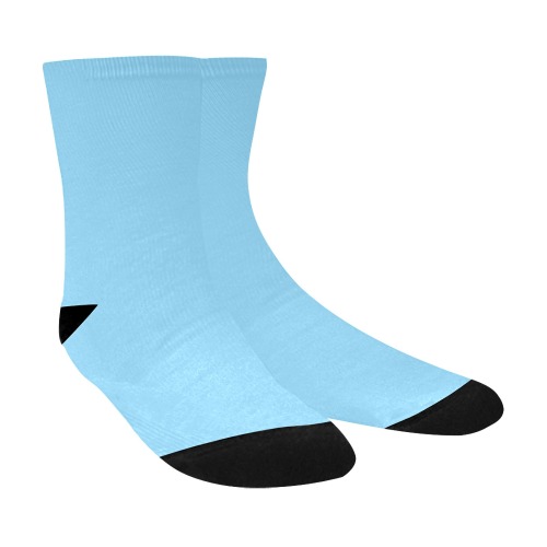 color baby blue Crew Socks