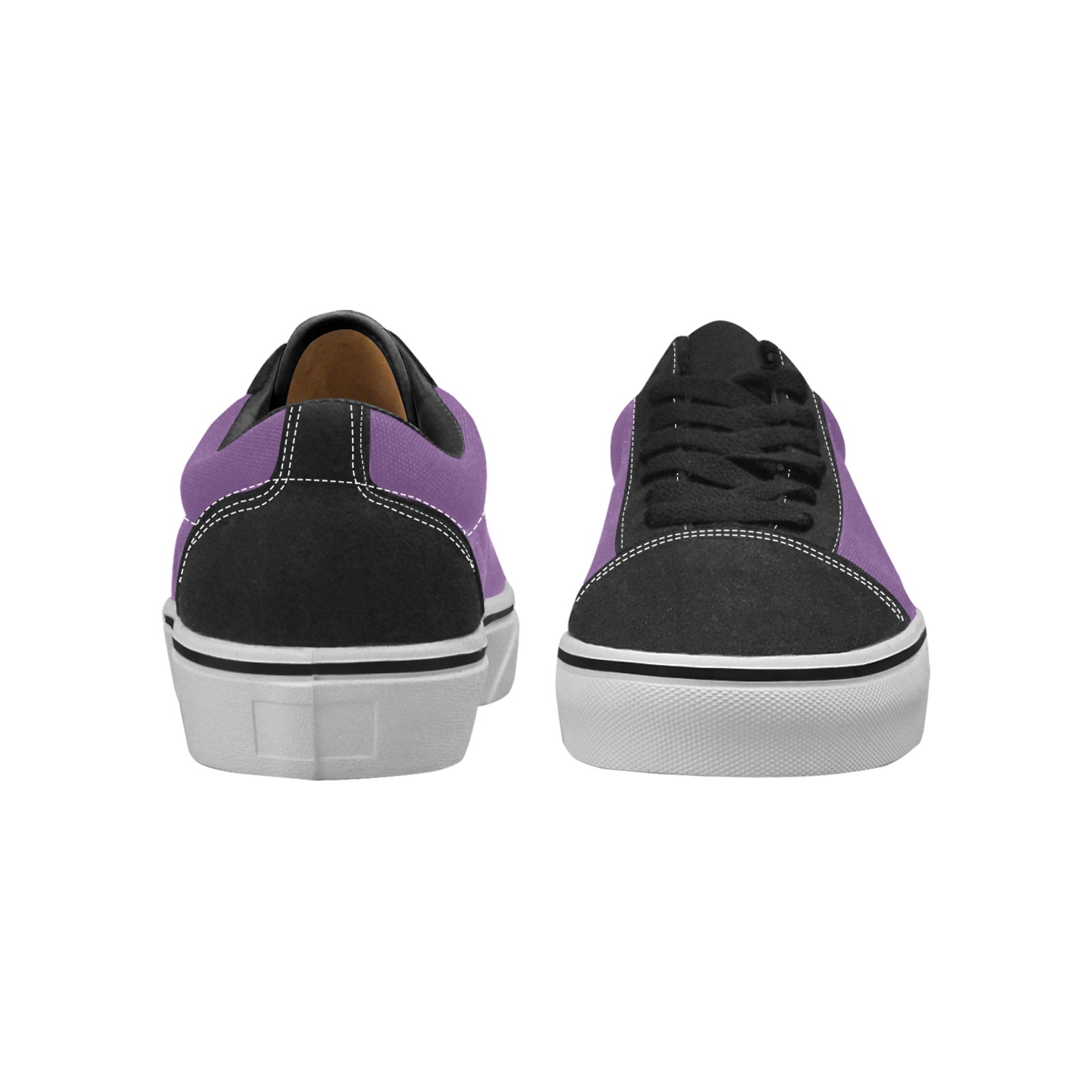 color purple 3515U Women's Low Top Skateboarding Shoes (Model E001-2)