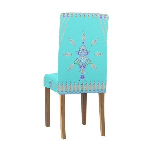 bleuet jaune Removable Dining Chair Cover