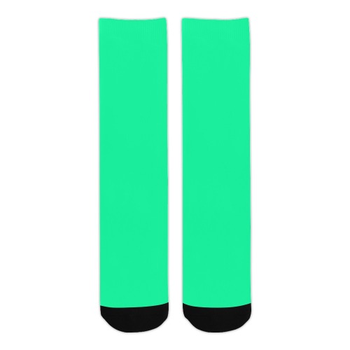 color medium spring green Trouser Socks