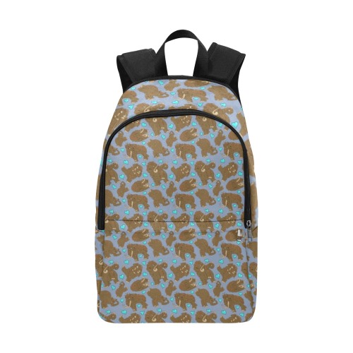 Blue Mammoths Fabric Backpack for Adult (Model 1659)