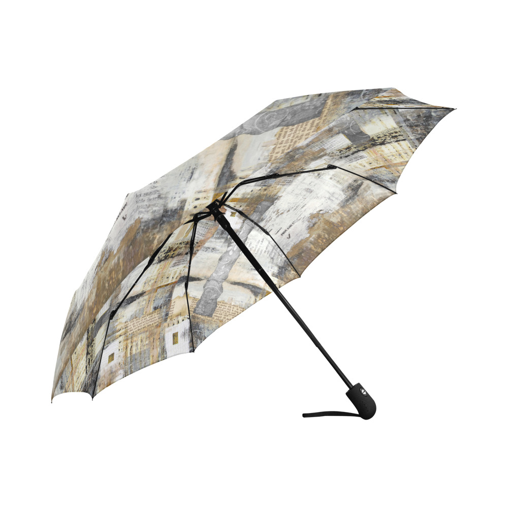 UMB CopperGrayGrunge Auto-Foldable Umbrella (Model U04)