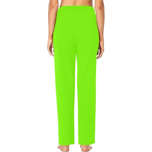 color lawn green Women's Pajama Trousers