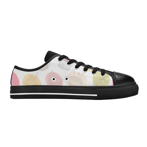 Colorful Cupcakes Women's Classic Canvas Shoes (Model 018)