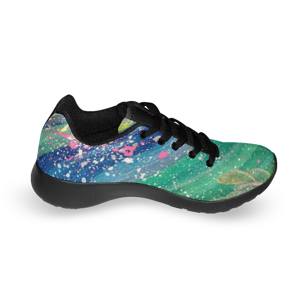 Abstract Painting Men’s Running Shoes (Model 020)
