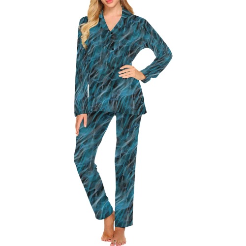 Mosaic PJs Women's Long Pajama Set