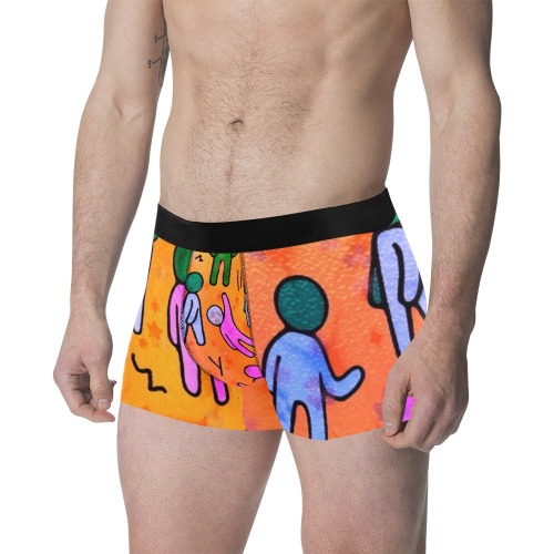 Many People by Nico Bielow Men's Classic Boxer Briefs (Model L34)