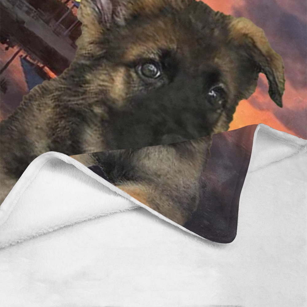 Dog German Shepherd Ultra-Soft Micro Fleece Blanket 60"x80"