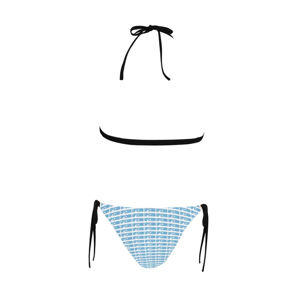 Warmest Wishes (2) Buckle Front Halter Bikini Swimsuit (Model S08)