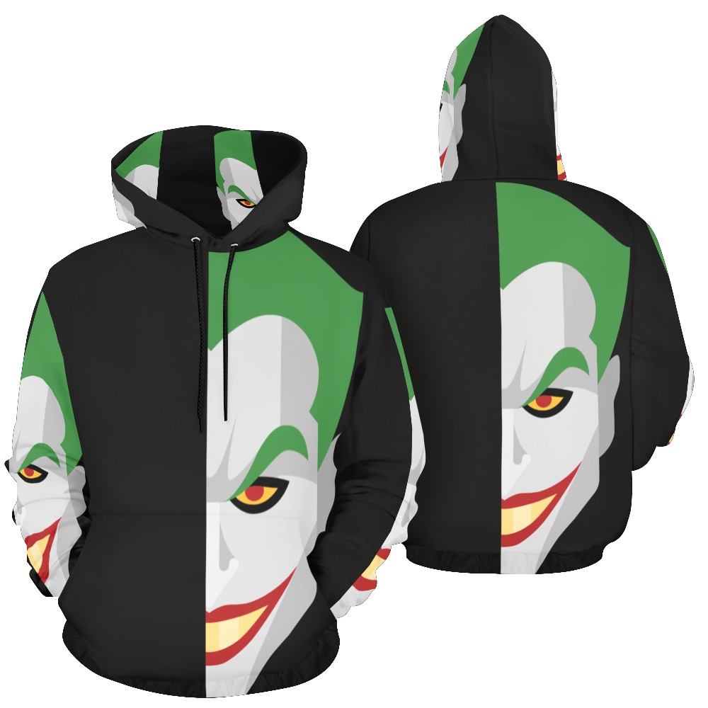 sudadera hombre con capucha joker All Over Print Hoodie for Men (USA Size) (Model H13)