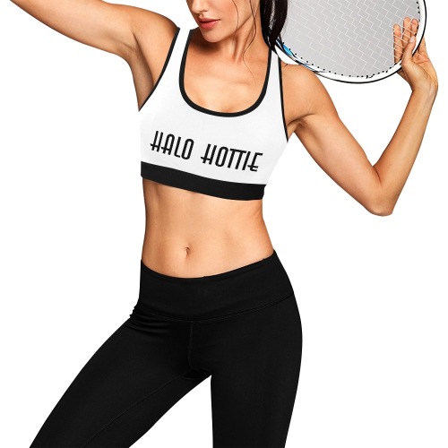 Coca Halo Hottie SB Women's All Over Print Sports Bra (Model T52)