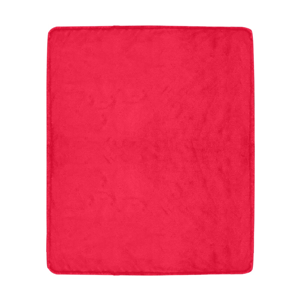 color Spanish red Ultra-Soft Micro Fleece Blanket 50"x60"