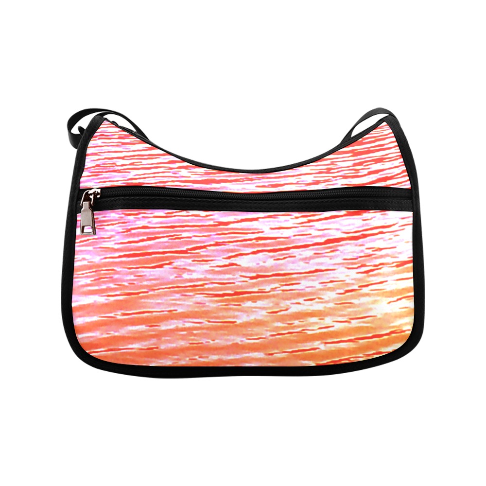 Orange and red water Crossbody Bags (Model 1616)