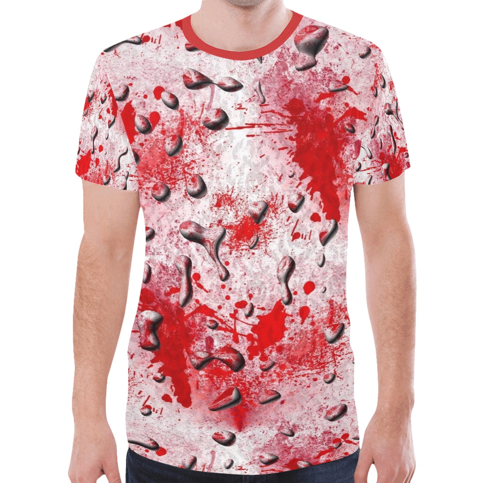 Halloween Blood by Artdream New All Over Print T-shirt for Men (Model T45)