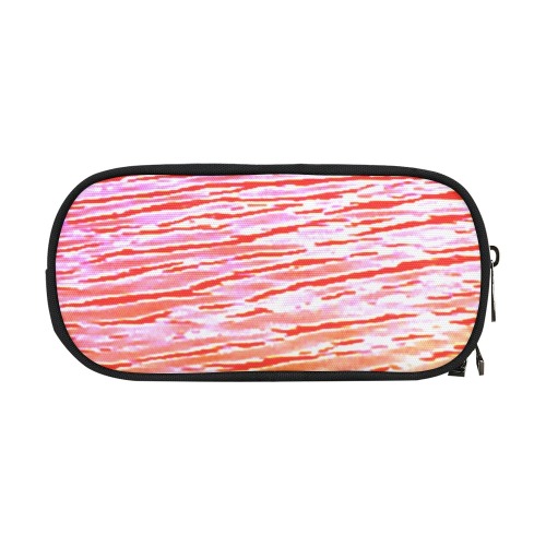 Orange and red water Pencil Pouch/Large (Model 1680)