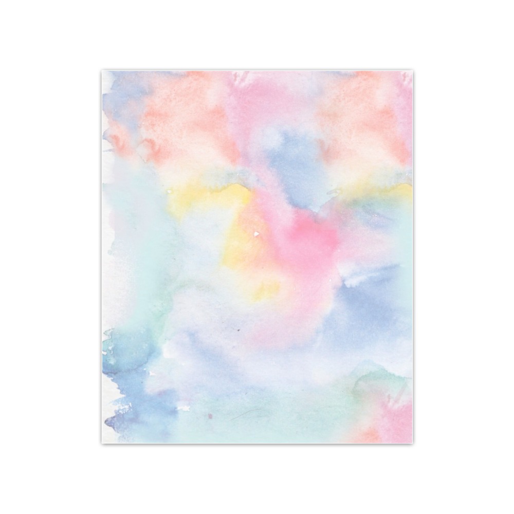 Colorful watercolor Poster 20"x24"