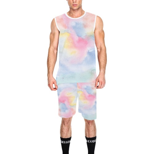 Colorful watercolor All Over Print Basketball Uniform