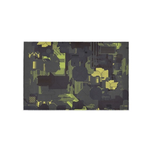 Urban Camouflage Area Rug 5'x3'3''