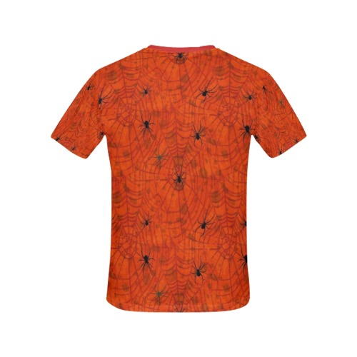 Halloween Spider by Artdream All Over Print T-Shirt for Women (USA Size) (Model T40)