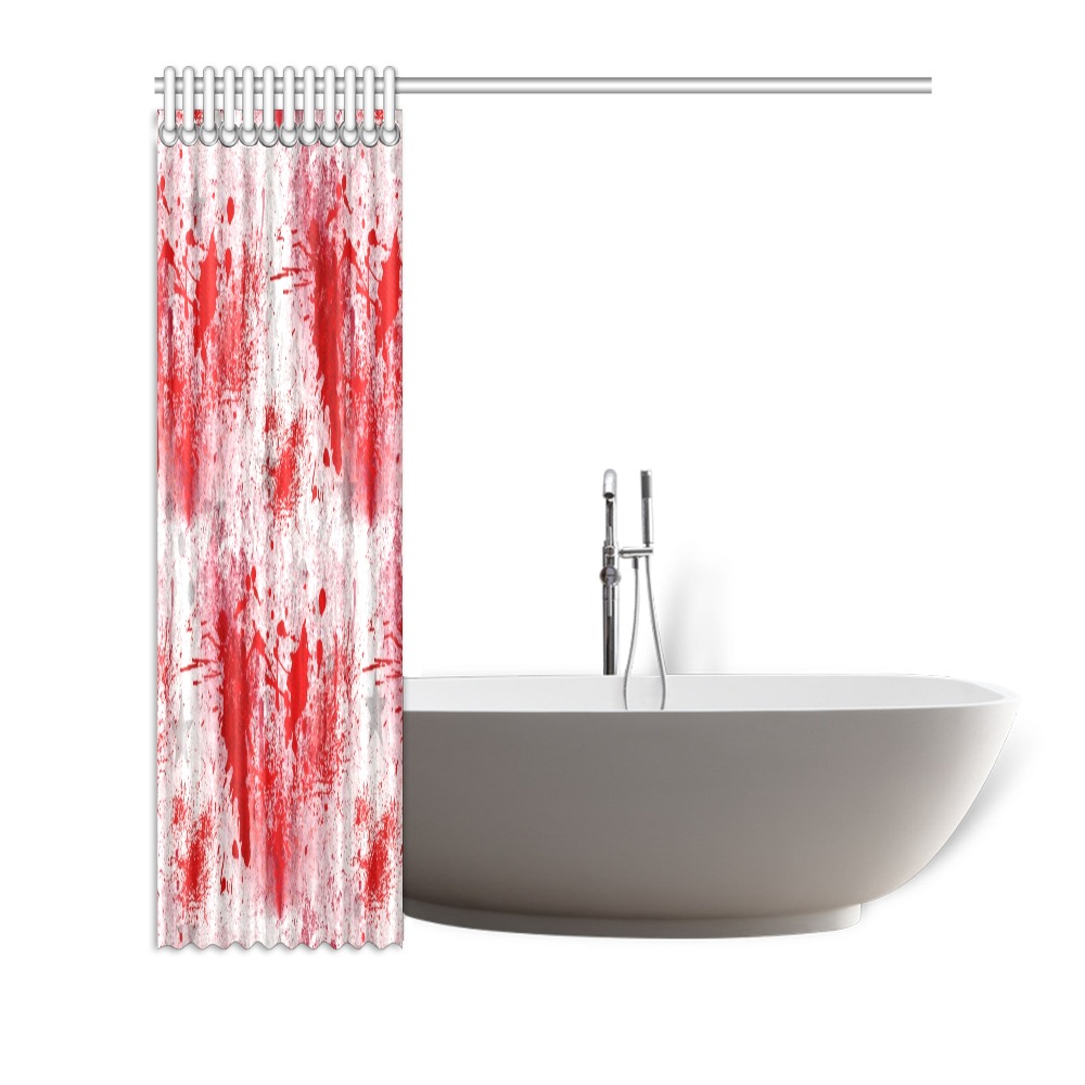 Halloween Blood by Artdream Shower Curtain 72"x72"