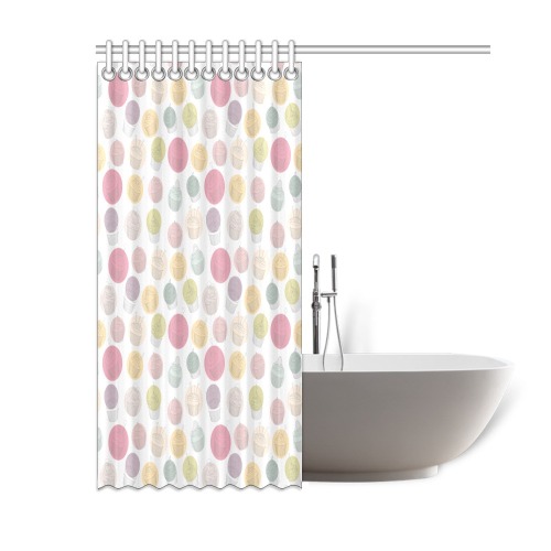 Colorful Cupcakes Shower Curtain 60"x72"