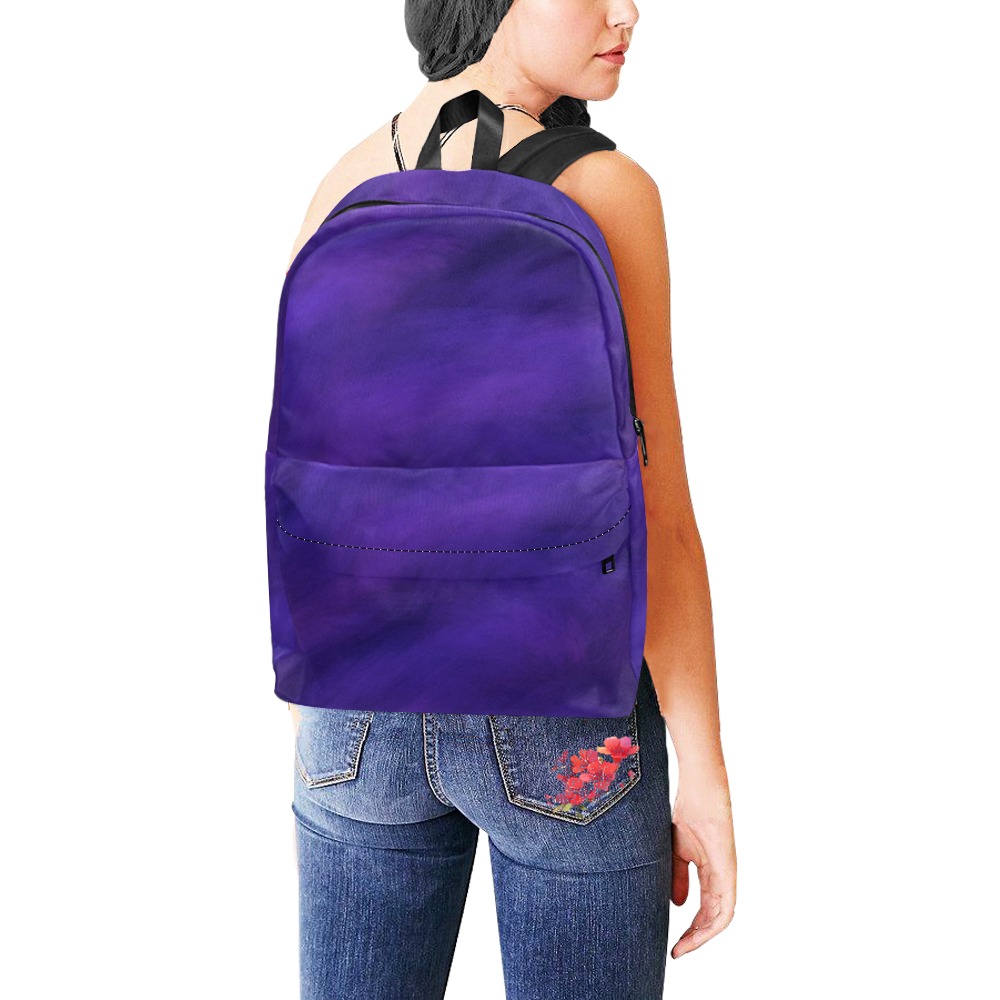 Purple Clouds Unisex Classic Backpack (Model 1673)