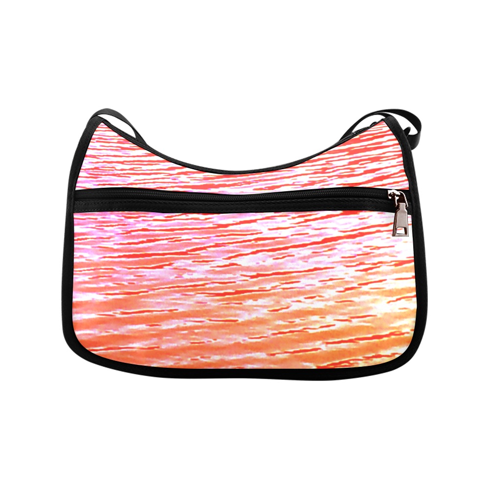 Orange and red water Crossbody Bags (Model 1616)