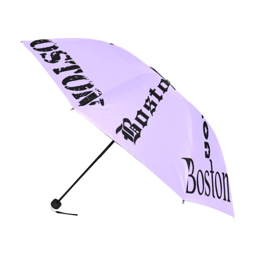 Boston Fonts on Lavender Anti-UV Foldable Umbrella (U08)