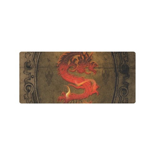 Wonderful asian dragon Gaming Mousepad (35"x16")