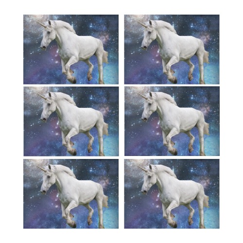 Unicorn and Space Placemat 14’’ x 19’’ (Set of 6)
