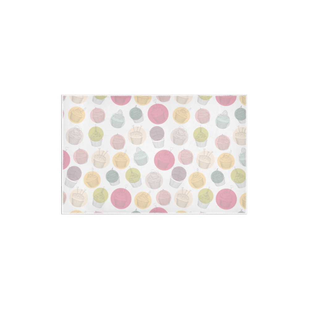 Colorful Cupcakes Area Rug 2'7"x 1'8‘’