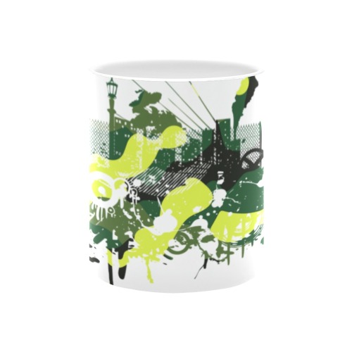 Urban City Camouflage White Mug(11OZ)