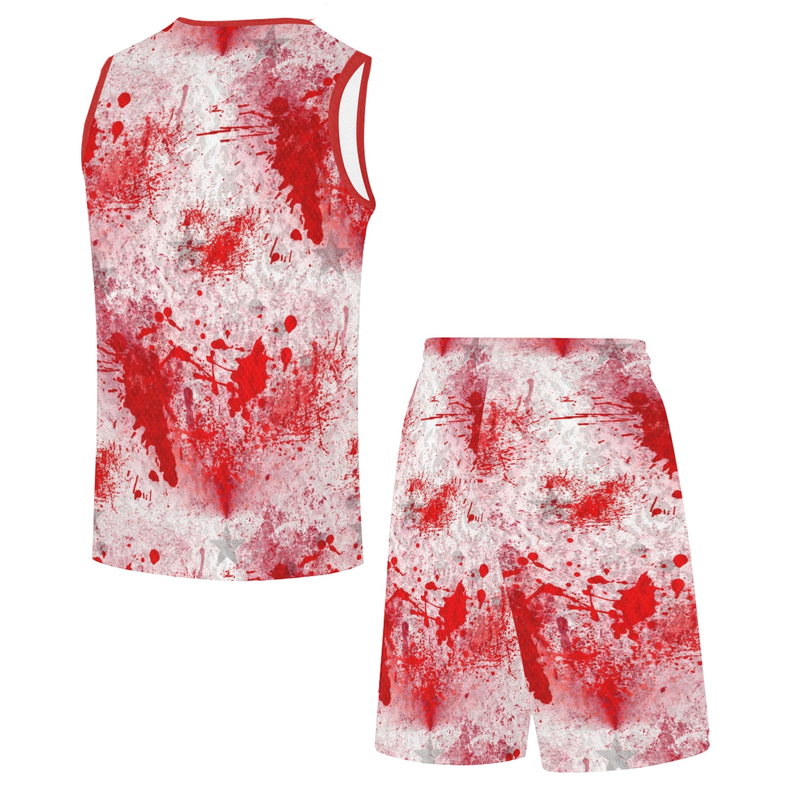 Halloween Blood by Artdream All Over Print Basketball Uniform