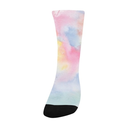 Colorful watercolor Kids' Custom Socks