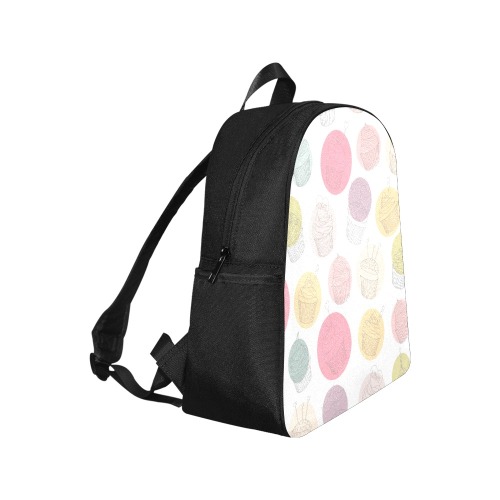 Colorful Cupcakes Multi-Pocket Fabric Backpack (Model 1684)
