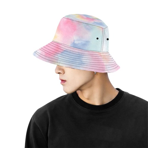 Colorful watercolor All Over Print Bucket Hat for Men