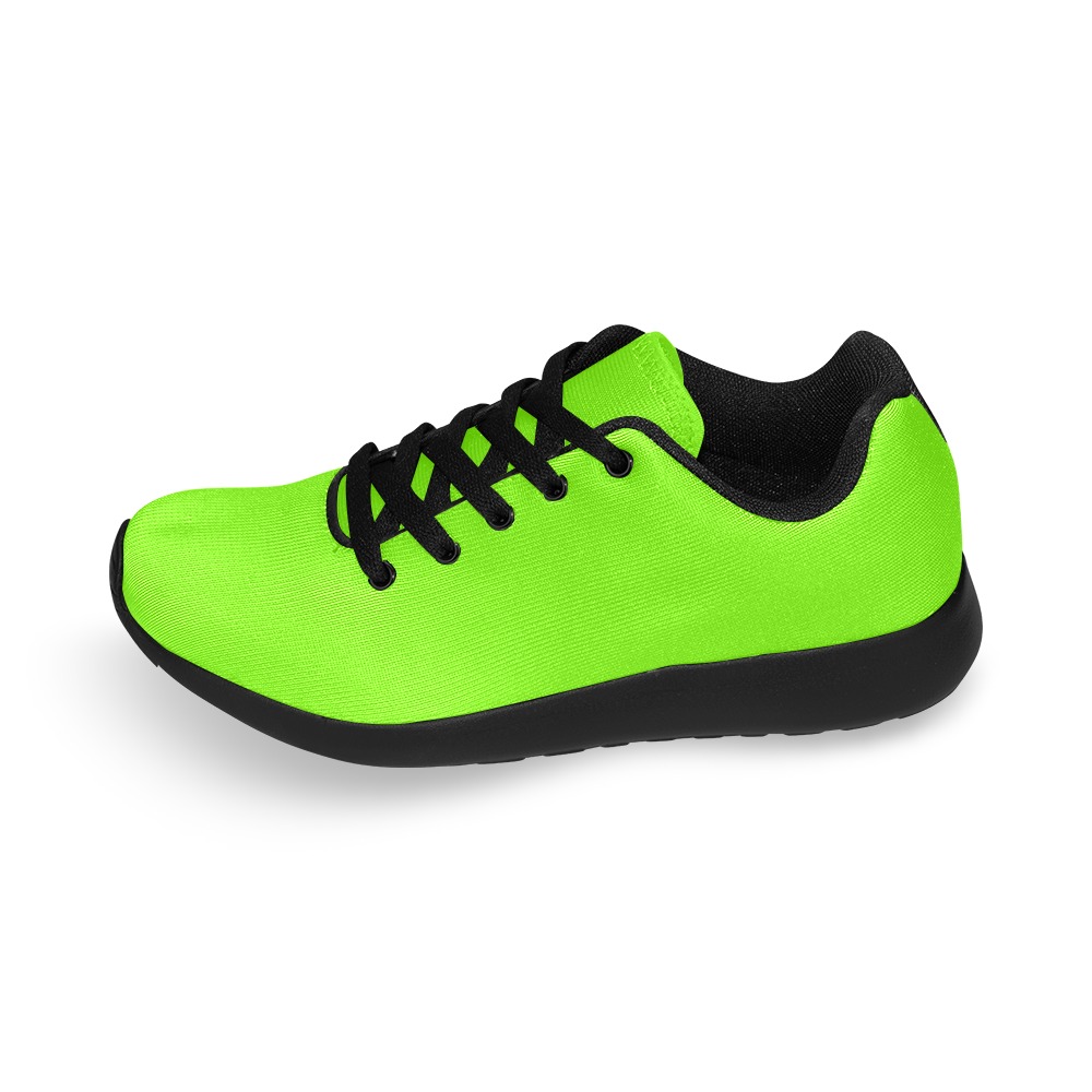 color lawn green Women’s Running Shoes (Model 020)
