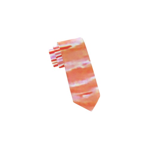 Orange and red water Classic Necktie (Two Sides)