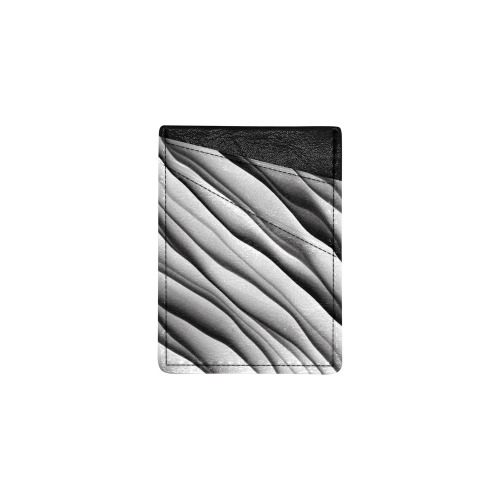 Monochrome Ink Cell Phone Card Holder