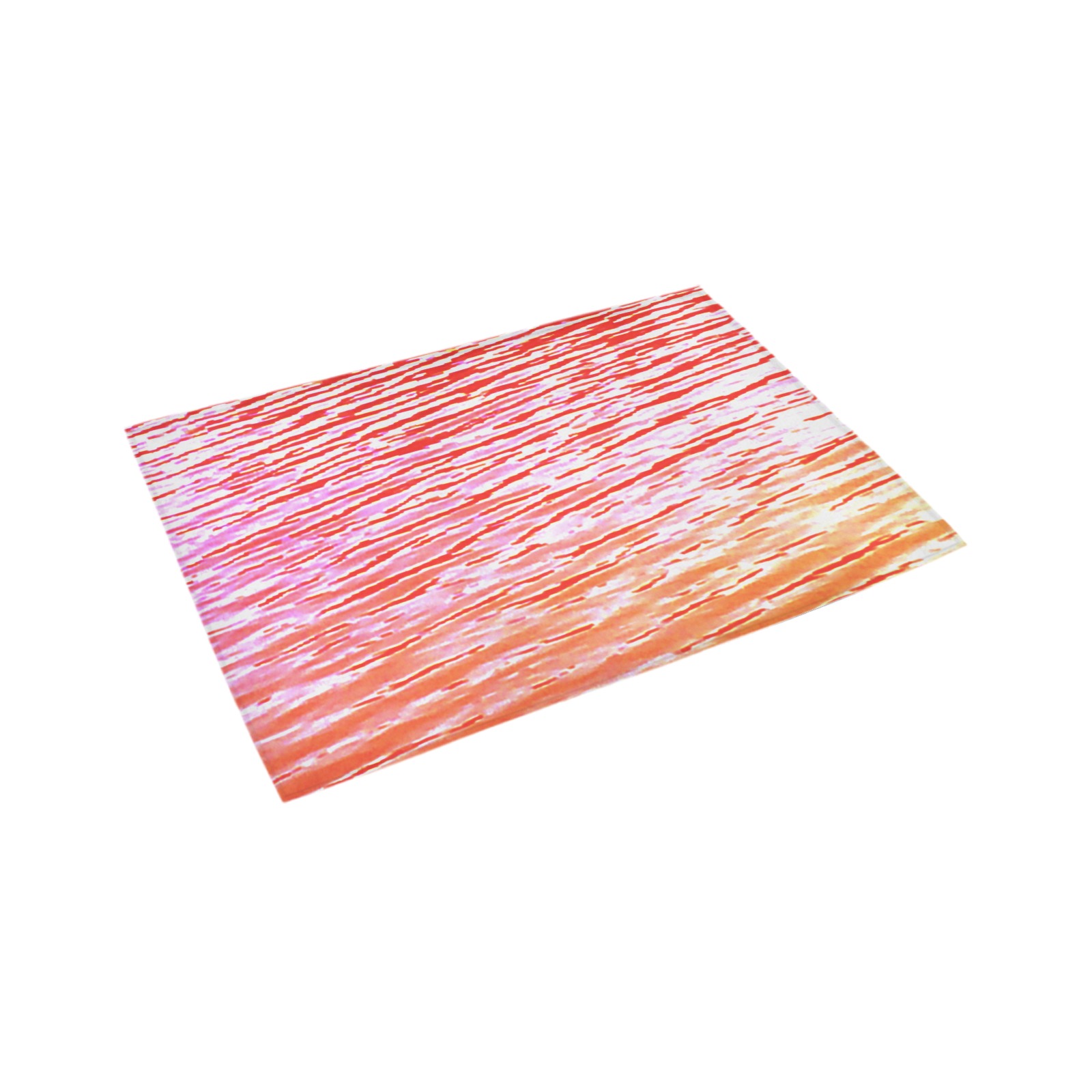 Orange and red water Azalea Doormat 24" x 16" (Sponge Material)