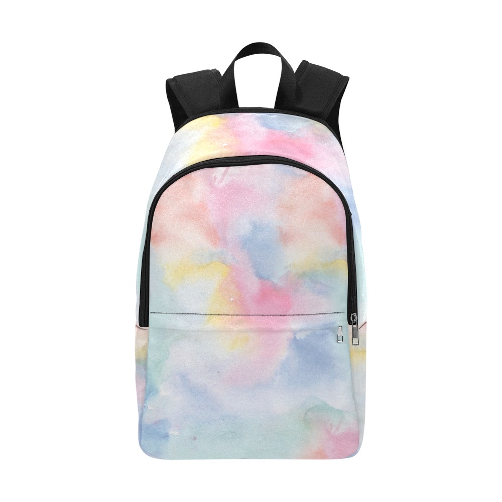 Colorful watercolor Fabric Backpack for Adult (Model 1659) | ID: D5511427