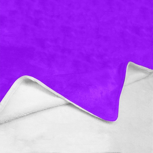 color electric violet Ultra-Soft Micro Fleece Blanket 50"x60"