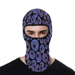 Retro Psychedelic Pretty Purple Pattern All Over Print Balaclava