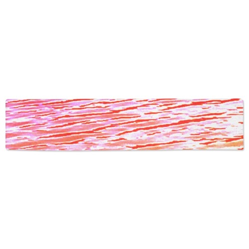 Orange and red water Table Runner 16x72 inch