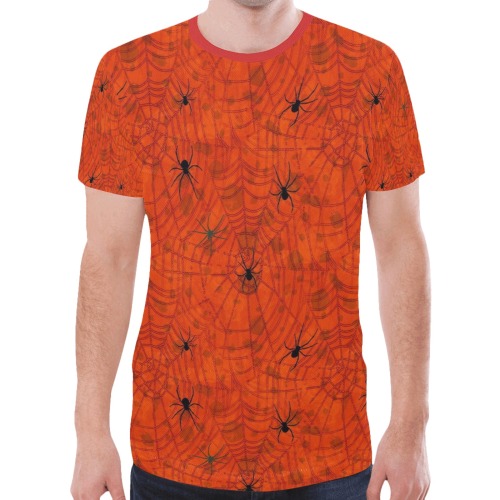 Halloween Spider by Artdream New All Over Print T-shirt for Men (Model T45)