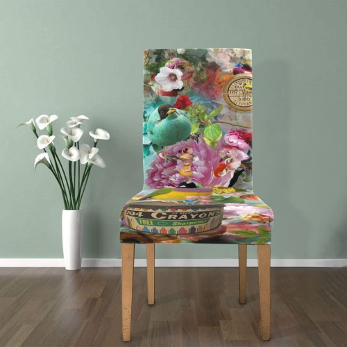 The Secret Garden Removable Dining Chair Cover