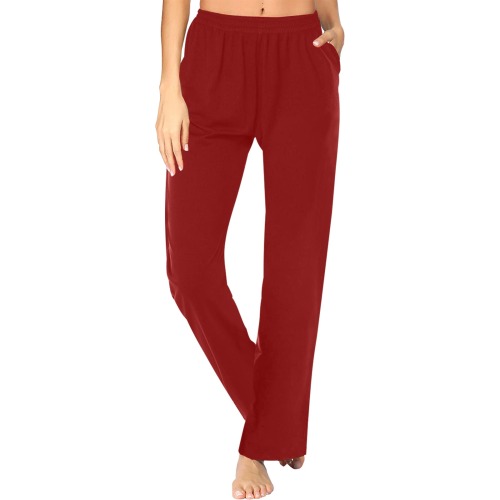 color maroon Women's Pajama Trousers