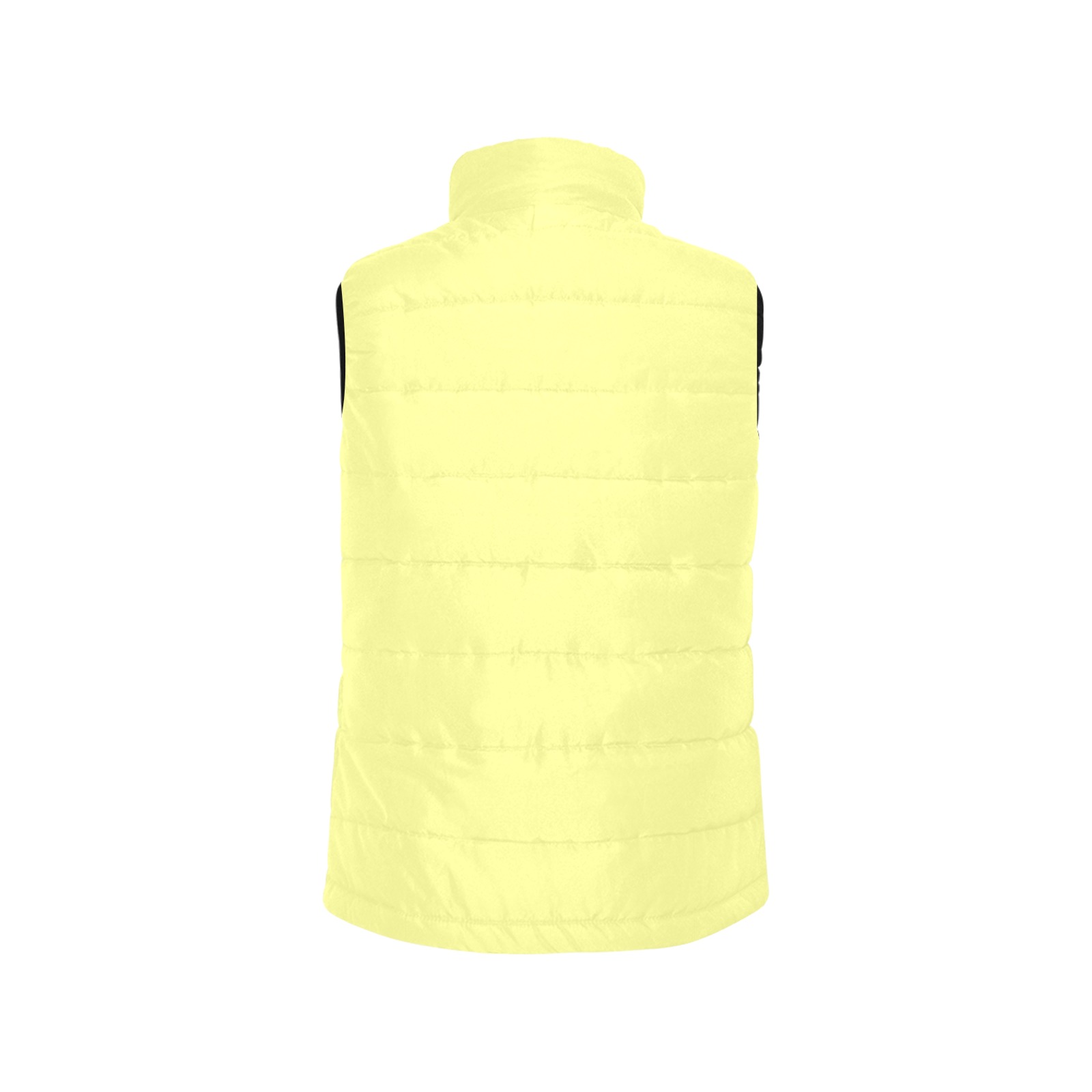 color canary yellow Men's Padded Vest Jacket (Model H44)