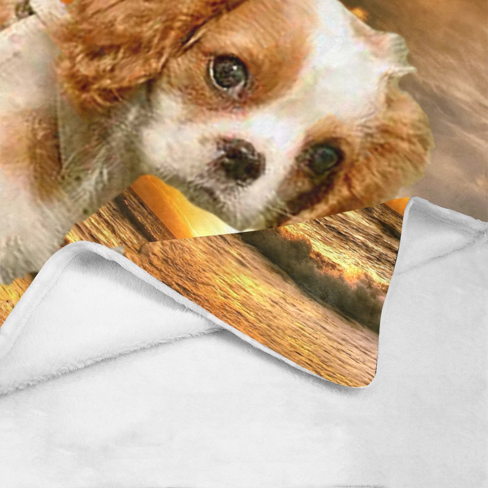 Cavalier King Charles Spaniel UltraSoft Micro Fleece Blanket 50"x60